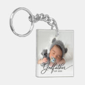 Godfather Year Vestigde Foto Sleutelhanger (Voorkant Links)