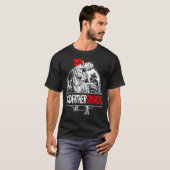 Godfathersaurus T rex Dinosaur Godparent T-shirt (Voorkant volledig)