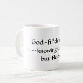 Godfidence Definition Quote Koffiemok (Voorkant links)