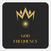GODFREQUENTIE STICKER (Voorkant)