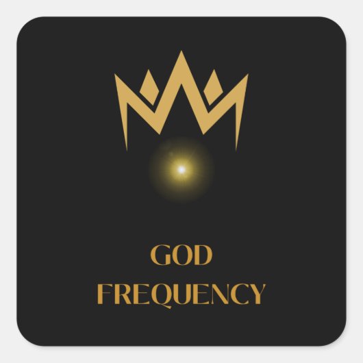 GODFREQUENTIE STICKER (Voorkant)