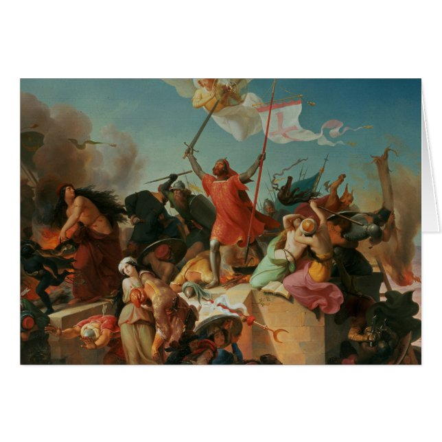 Godfrey de Bouillon, Franse kruisvaarder (Voorkant Horizontaal)