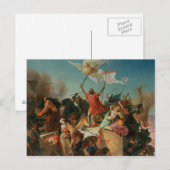 Godfrey de Bouillon, Franse kruisvaarder Briefkaart (Voorkant / Achterkant)