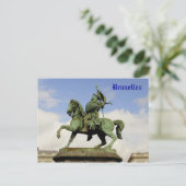 Godfrey of Bouillon Briefkaart (Staand voorkant)