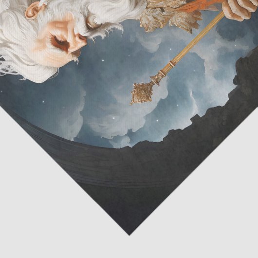  godheid Apollo rood goud Tissuepapier (Detail)