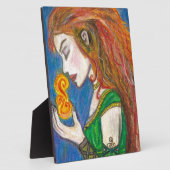 Godheid Brigid Fotoplaat (Zijkant)