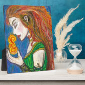 Godheid Brigid Fotoplaat (Zijkant)