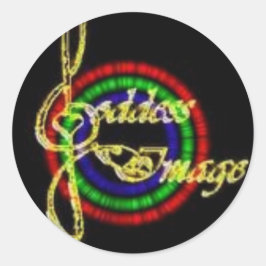 Godin Afbeelding ronde Stickers