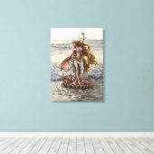 Godin Aphrodite Stretched Canvas Print (Insitu (Houten vloer))