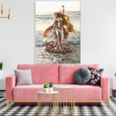 Godin Aphrodite Stretched Canvas Print (Insitu (Woonkamer))