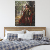 Godin Athena stretched canvas Print (Insitu (Slaapkamer))