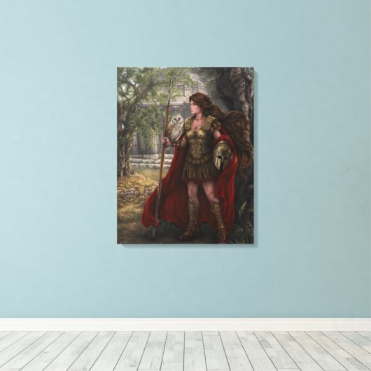 Godin Athena stretched canvas Print (Insitu (Houten vloer))