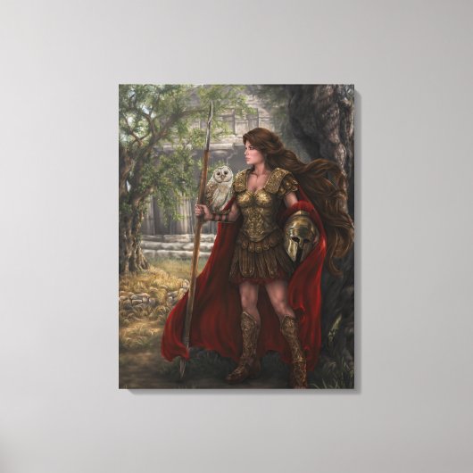 Godin Athena stretched canvas Print (Voorkant)