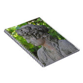 Godin beeld in tuin notitieboek (Rechterzijde)