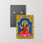 Godin Bhairavi Knop Button (Voorkant / Achterkant)