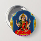 Godin Bhairavi Knop Ronde Button 7,6 Cm (Voorkant /achterkant)