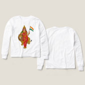 Godin Bharat Mata T-shirt (Voorkant /achterkant)