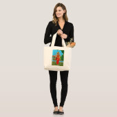 Godin Bhramari Boodschappentas Grote Tote Bag (Voorkant (model))