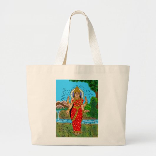 Godin Bhramari Boodschappentas Grote Tote Bag (Voorkant)