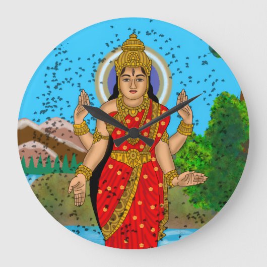 Godin Bhramari Wandklok (Voorkant)