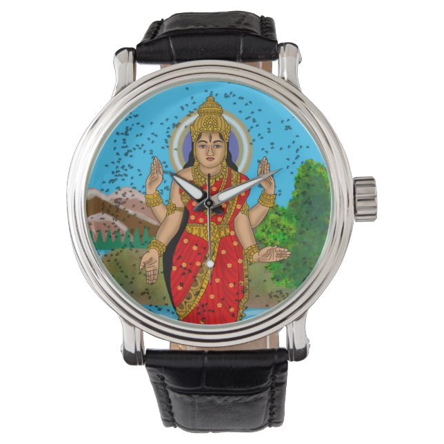 Godin Bhramari wandklok Horloge (Voorkant)