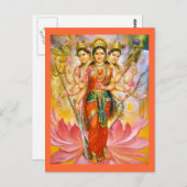 godin briefkaart (Voorkant / Achterkant)