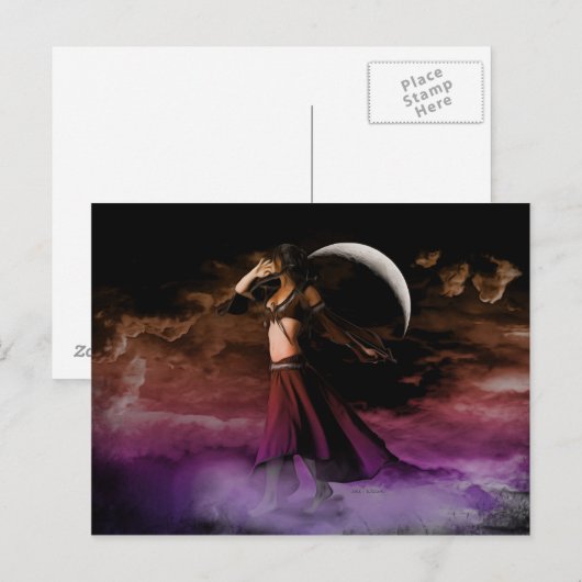 Godin der Dreams Briefkaart (Voorkant / Achterkant)