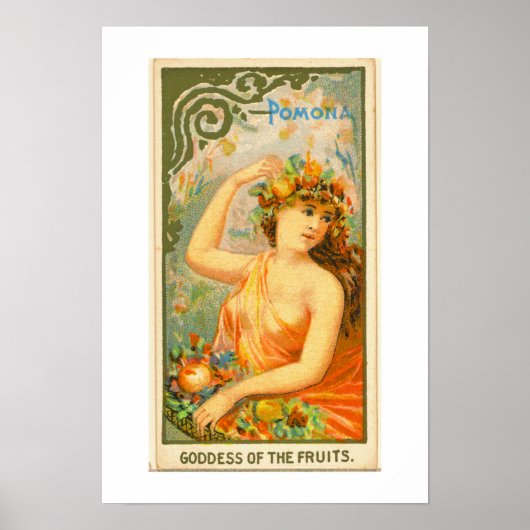 Godin der Fruits, Pomona, Poster Print (Voorkant)