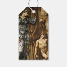 Godin die het Rad van Fortuin draait (Burne-Jones) Cadeaulabel