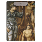 Godin die het Rad van Fortuin draait (Burne-Jones) Klembord (Voorkant)