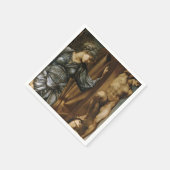 Godin die het Rad van Fortuin draait (Burne-Jones) Servet (Hoek)