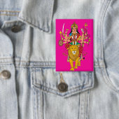 Godin Durga Knop – Goddelijke Hindoe Devi Spiritue Button (Insitu)