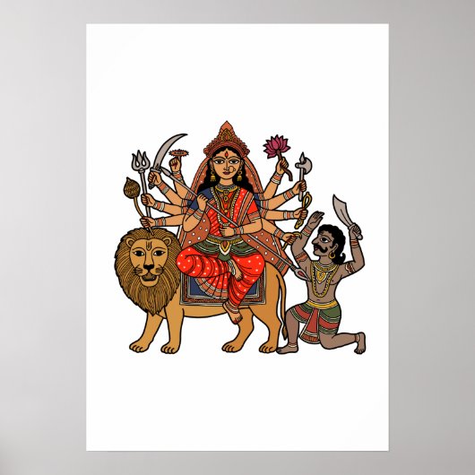 Godin Durga Poster (Voorkant)