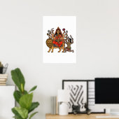 Godin Durga Poster (Thuiskantoor)