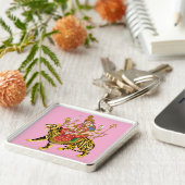 Godin Durga Square Sleutelhanger (Zijkant)