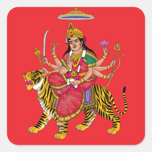 Godin Durga Sticker (Voorkant)