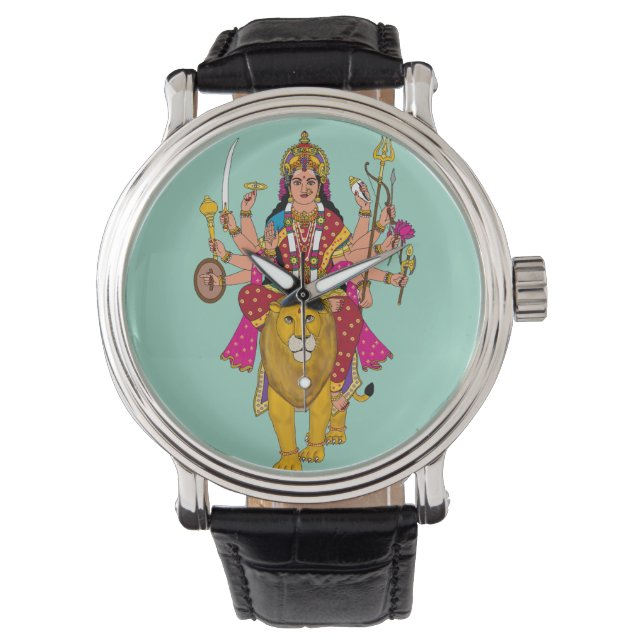 Godin Durga Wandklok Horloge (Voorkant)