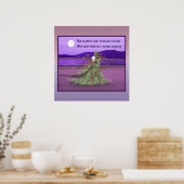 Godin en Moon Poster (Keuken)