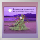 Godin en Moon Poster (Voorkant)