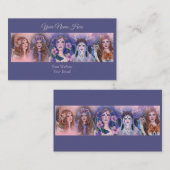 godin fantasiekunst van Renee Lavoie Visitekaartje (Voorkant / Achterkant)