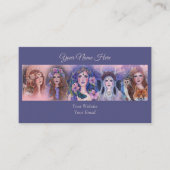 godin fantasiekunst van Renee Lavoie Visitekaartje (Voorkant)