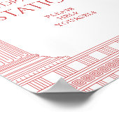 Godin Feest Hydratatie station bord Poster (Hoek)