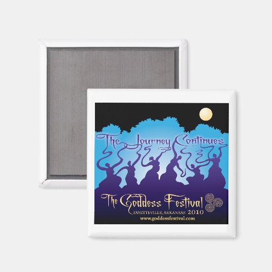 Godin Festival 2010 Magneten (Voorkant / Achterkant)