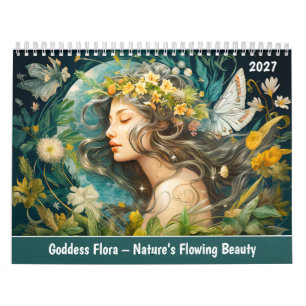 Godin Flora – Natuurlijke Stromende Schoonheid Kalender