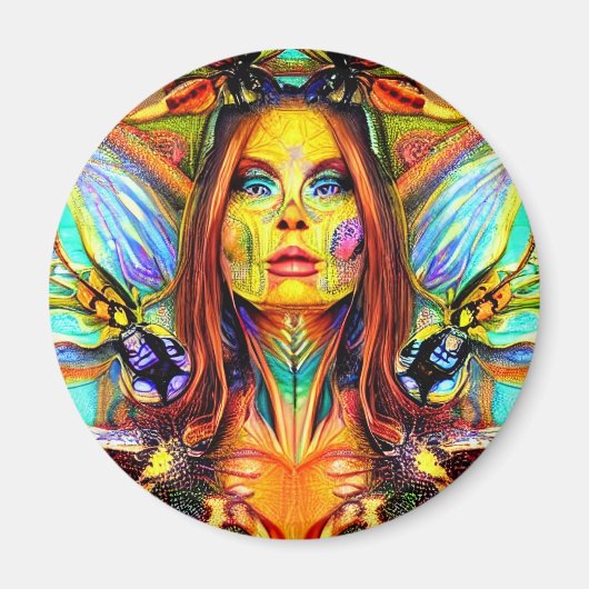 Godin Gaia, de moeder van de aarde Magneet (Voorkant)