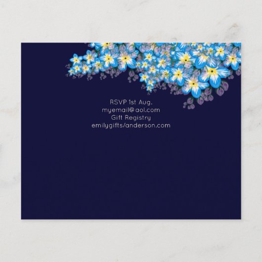 Godin GAIA Fantasy Kunst Bloemen Baby Shower (Achterkant)