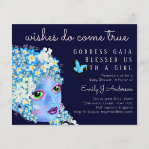 Godin GAIA Fantasy Kunst Bloemen Baby Shower