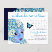 Godin GAIA Fantasy Kunst Bloemen Baby Shower (Voorkant / Achterkant)