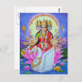 godin-gayatr briefkaart (Voorkant / Achterkant)