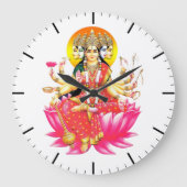 Godin Gayatri Devi Hindoe Godheid Grote Klok (Voorkant)